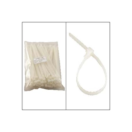 Bestlink Netware Cable Tie, 8 in L, Clear, Nylon 6/6, 50 lb Strength 220603
